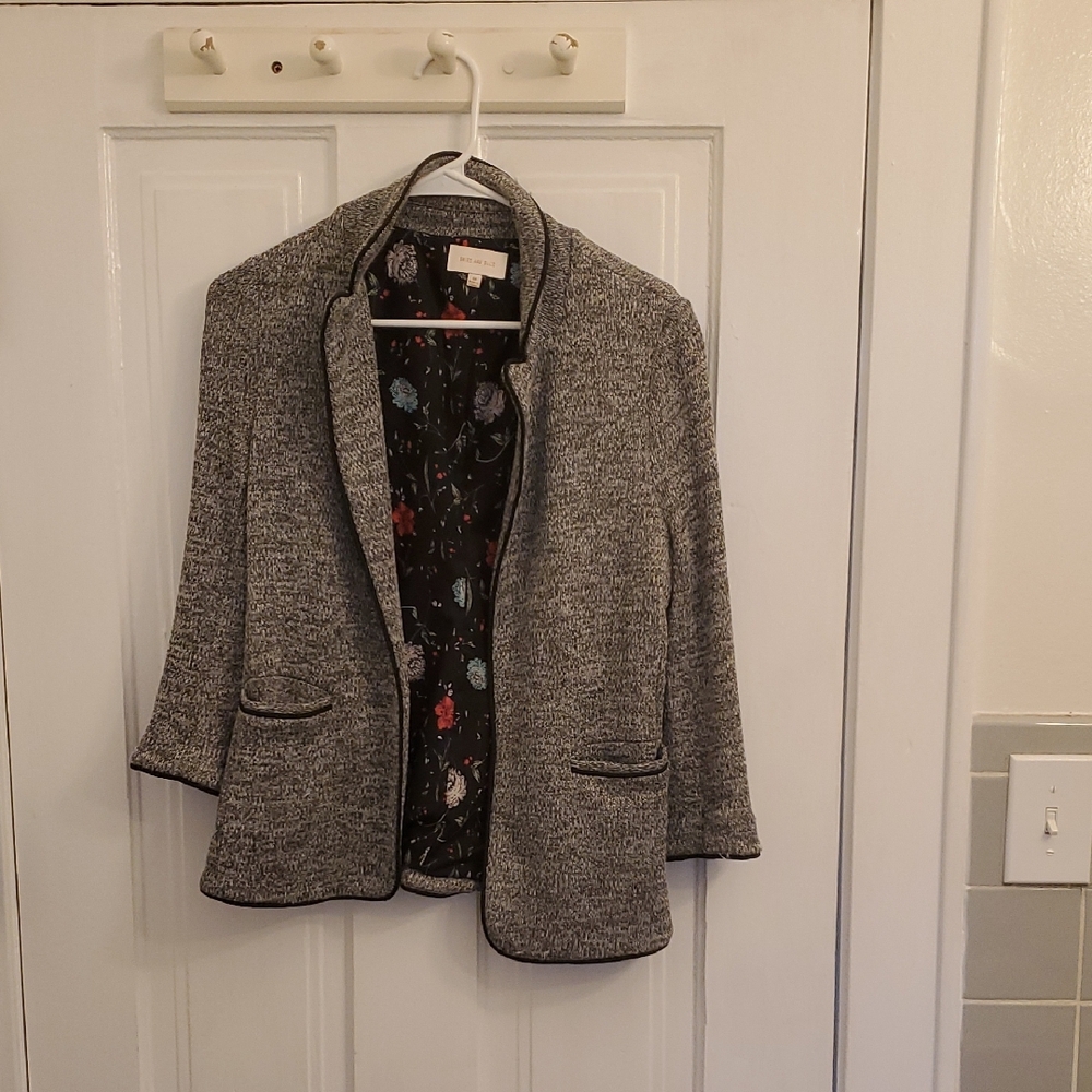 Women's Gray Tweed Jacket